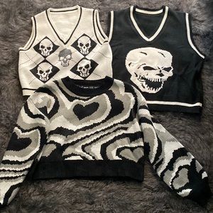 SWEATER AND SWEATER VEST BUNDLE!!! -shein